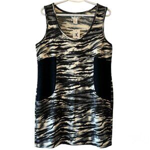 Papillon NWT Tiger Stripe Sweater Dress XL – Cozy Fall/Winter Knit Tunic